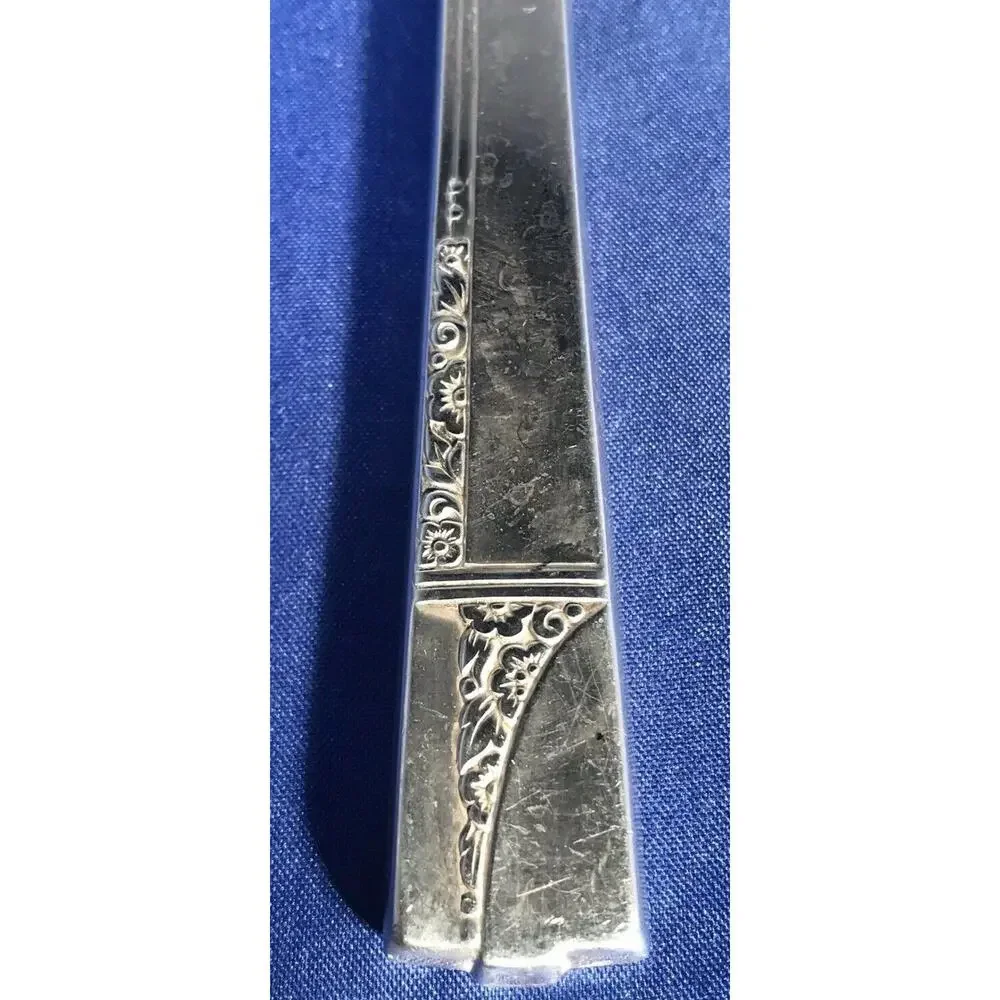 Pie Tarte Server Silver Plate Handle Stainless Blade 9 3/4